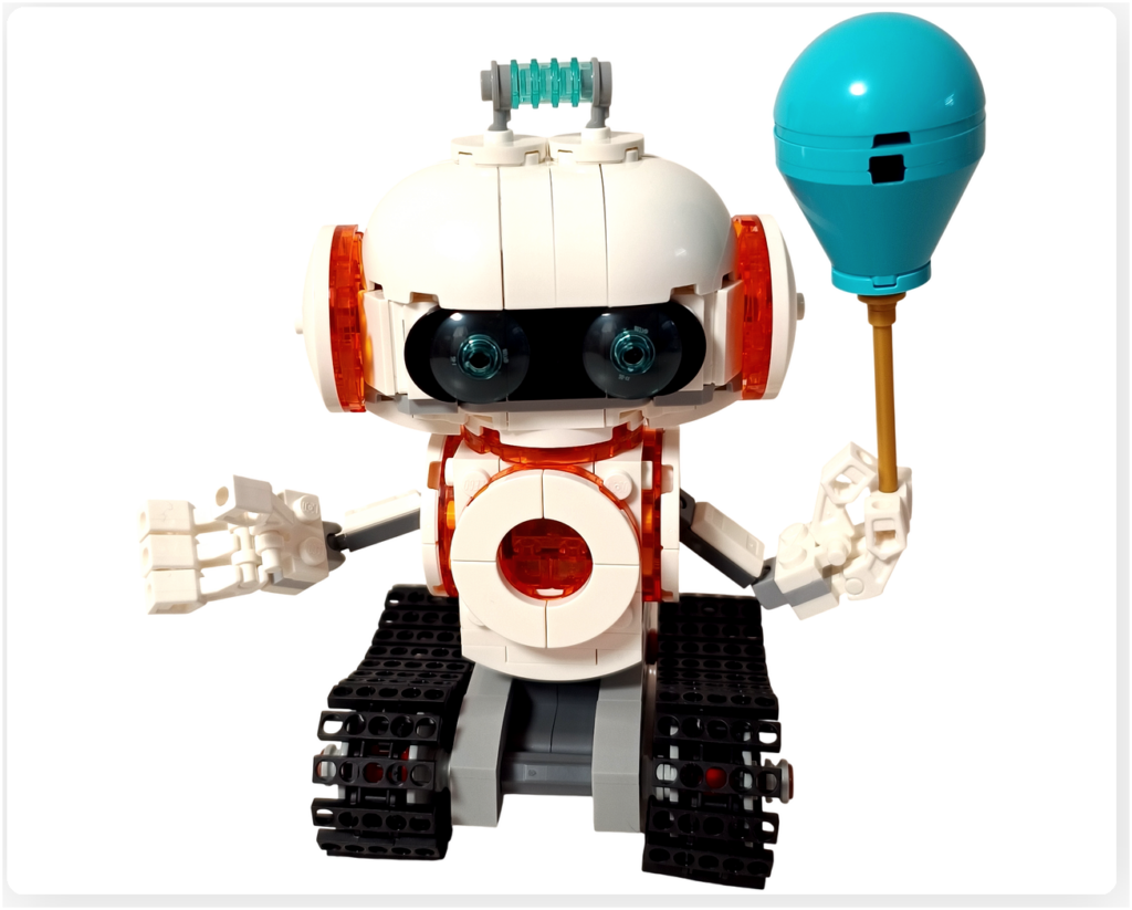 レゴ 31164 うちゅうロボット「うちゅうロボット」 風船アクセサリー 手渡し 離脱前 正面