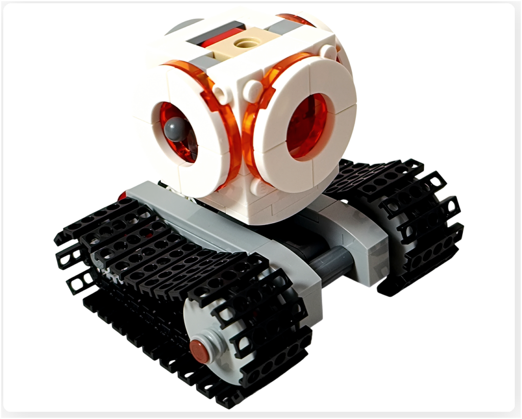 レゴ 31164 うちゅうロボット「うちゅうロボット」 胴体とキャタピラ脚部連結 正面
