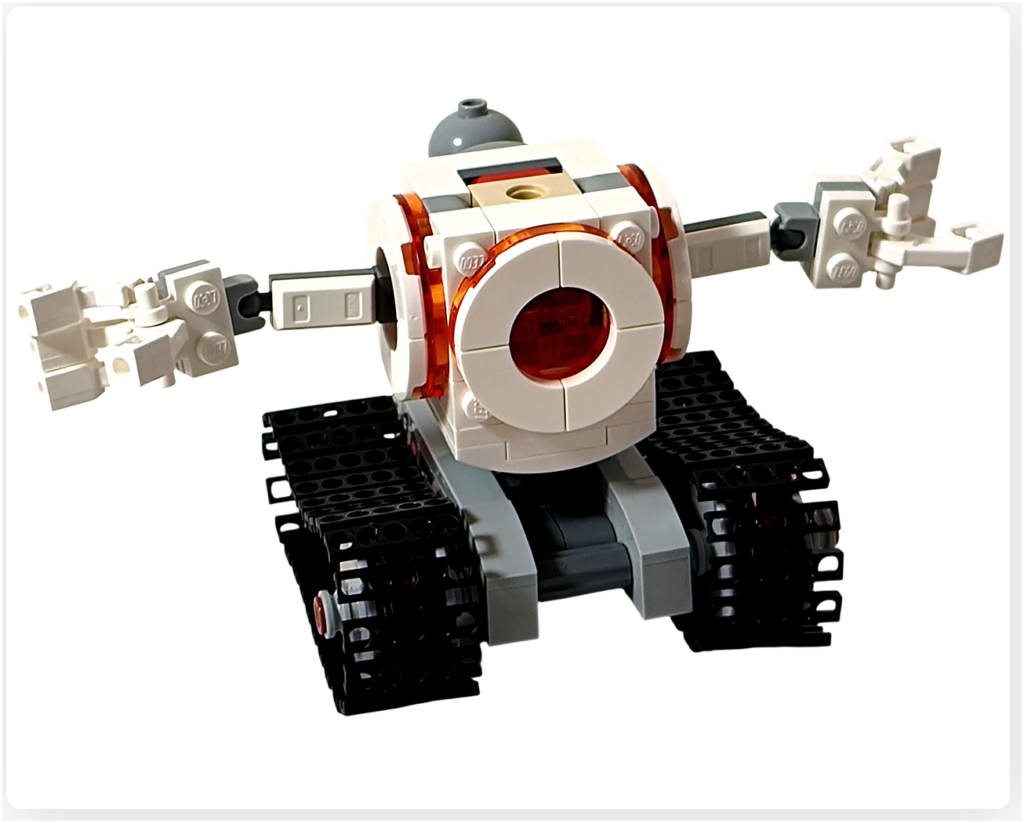 レゴ 31164 うちゅうロボット「うちゅうロボット」 腕パーツ連結 完成形 正面