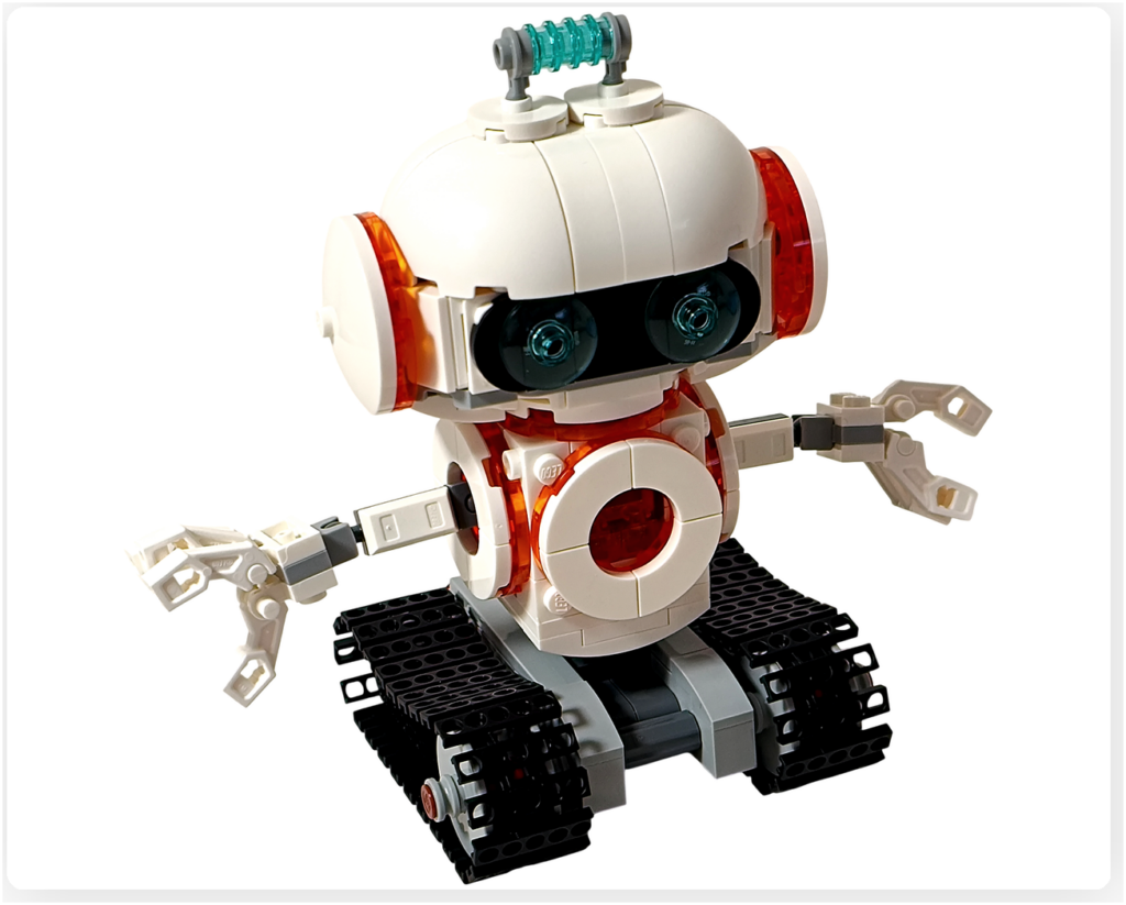 レゴ 31164 うちゅうロボット「うちゅうロボット」 頭部連結 完成 全体ビュー