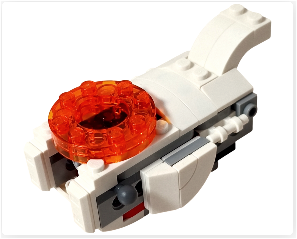 レゴ クリエイター 3in1 うちゅうロボット「うちゅう犬」 首輪リング組立 トランスオレンジパーツ装着