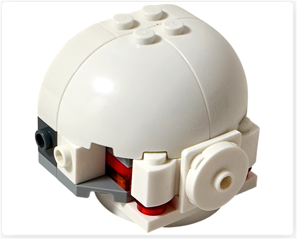 レゴ 31164 うちゅうロボット「うちゅう犬」 頭部ドーム組立 ホワイトドーム装着