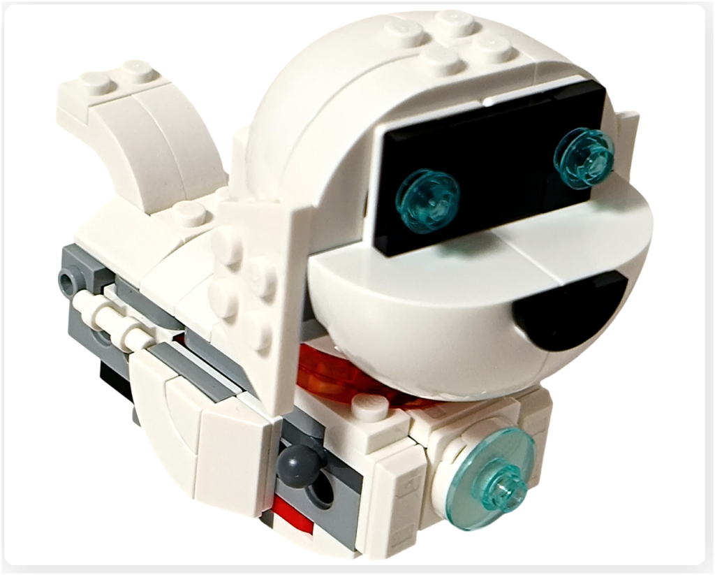 レゴ 31164 うちゅうロボット「うちゅう犬」 顔完成 鼻と口パーツ装着 表情完成