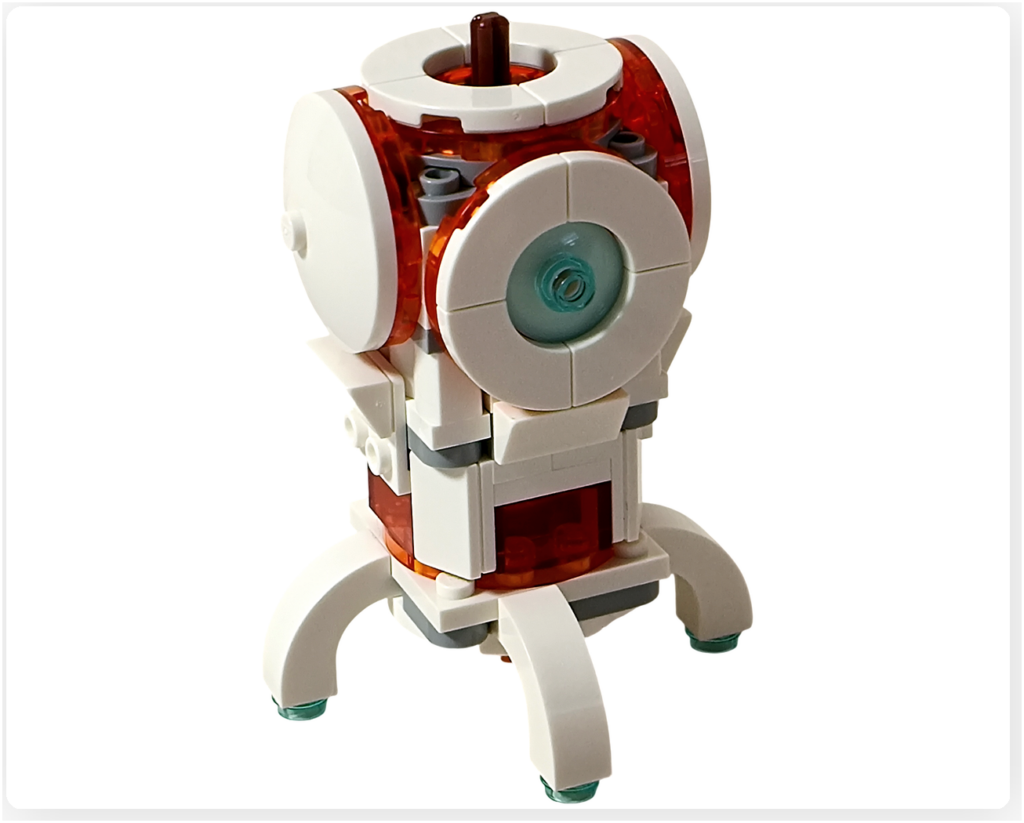 レゴ 31164 うちゅうロボット「うちゅうロケット」 脚部取り付け 支持構造 完成