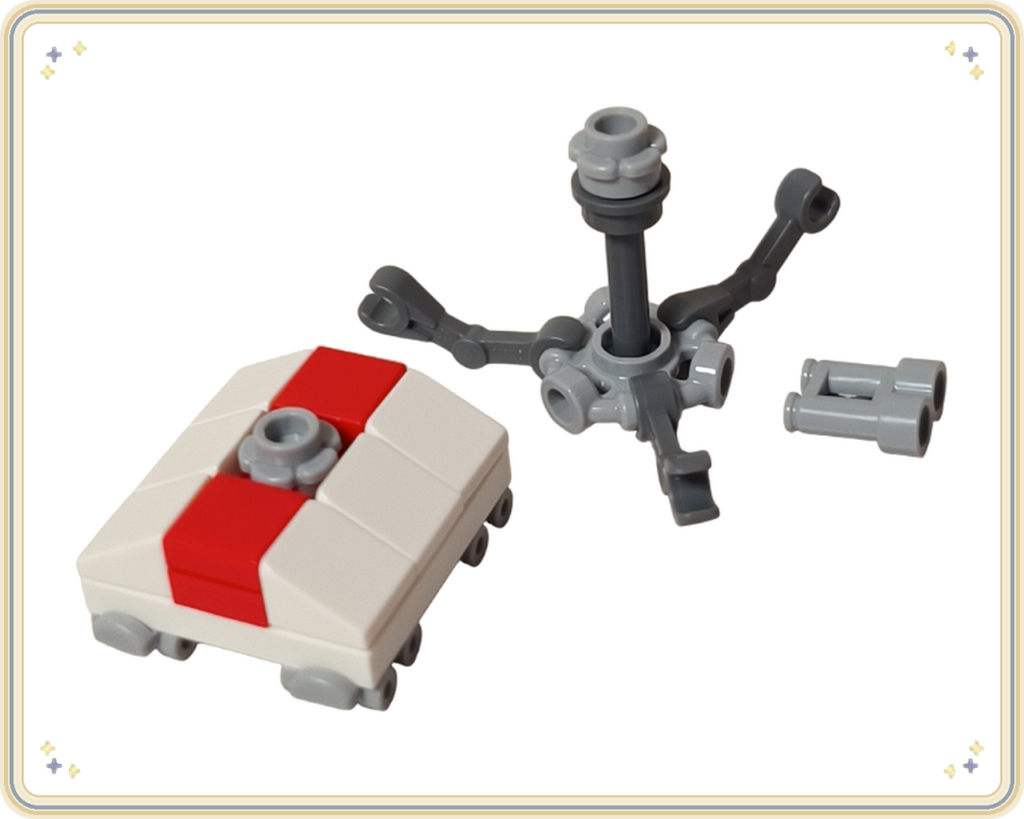 レゴ 75418 スター・ウォーズ アドベントカレンダー2025 16日目 トレッドウェル・ドロイド走行部分と支柱組立