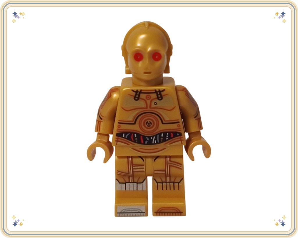 レゴ 75418 スター・ウォーズ アドベントカレンダー2025 赤い目のC-3PO 正面