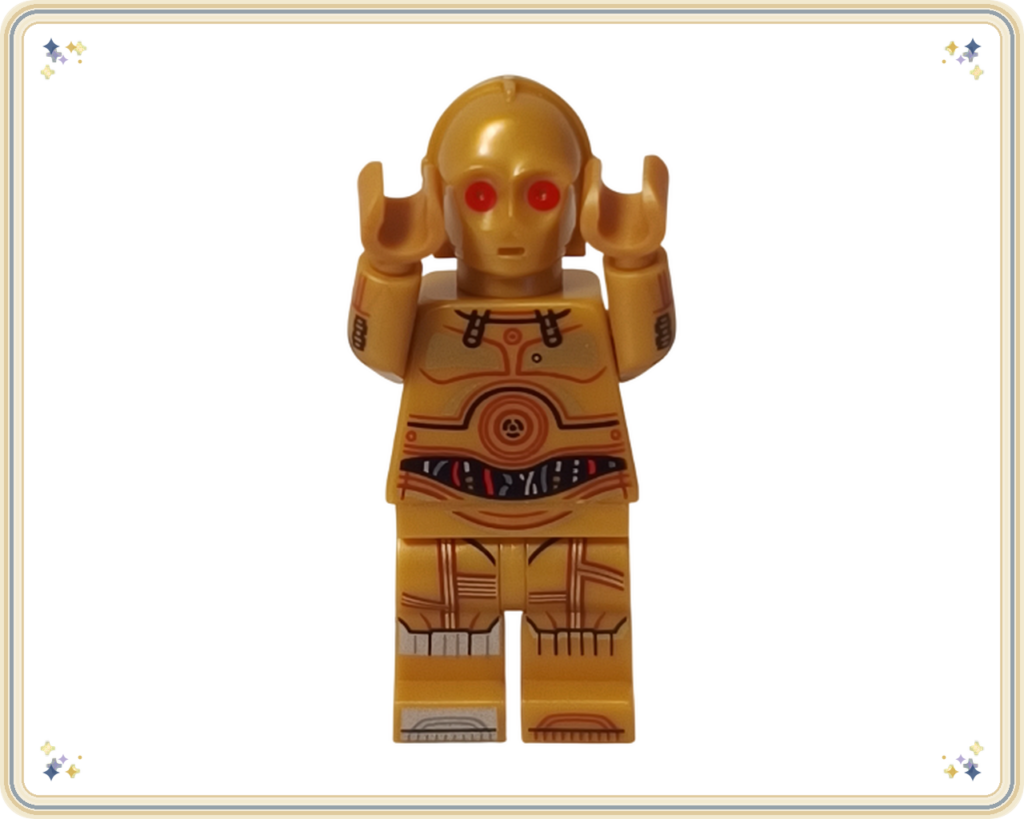 レゴ 75418 スター・ウォーズ アドベントカレンダー2025 C-3PO 両手を上げるポーズ